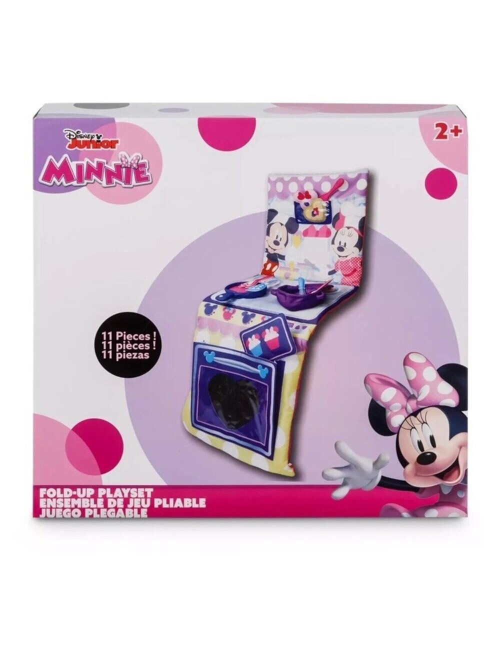 Disney Minnie & Mickey Mouse Fold-Up Kitchen Playmat 11pc Plush Toy Set